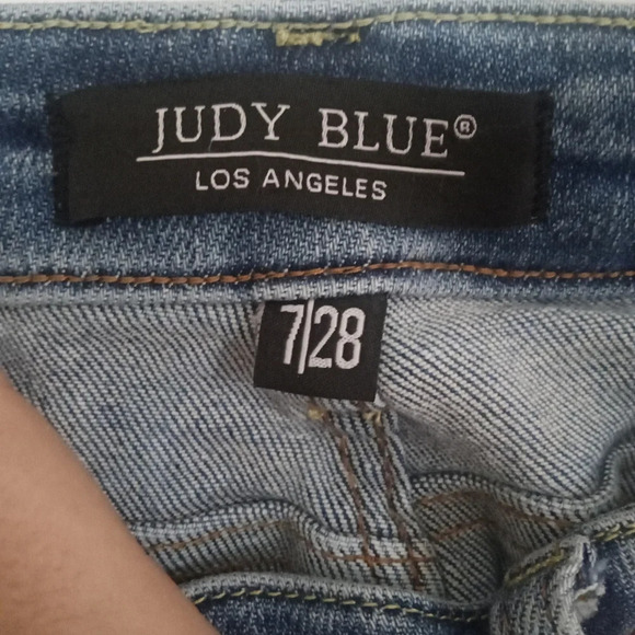 Judy Blue Jonesborough High Slim Fit Medium Wash Jeans High Rise Size 7 28 - Picture 9 of 13